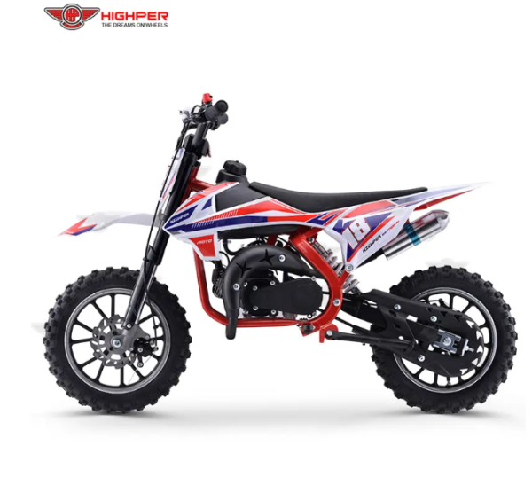 Dirtbike Highper DB-K1 49ccm 2 Takt 10 Zoll Bereifung Scheibenbremse